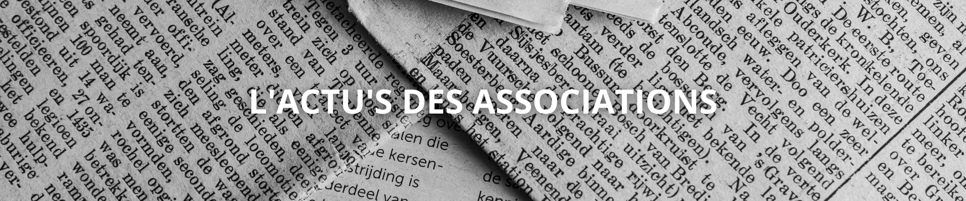 Actus des associations